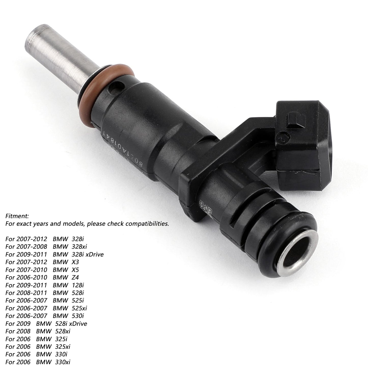 FJ748 1x Fuel Injectors 06-12 BMW 128i 328i X3 X5 Z4 525i 2.0/2.5/3.0L 13537531634