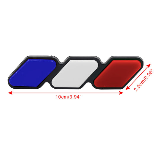 Toyota Tacoma TRD Tundra RAV4 Tri-Color Grille Badge Emblem Car Accessories