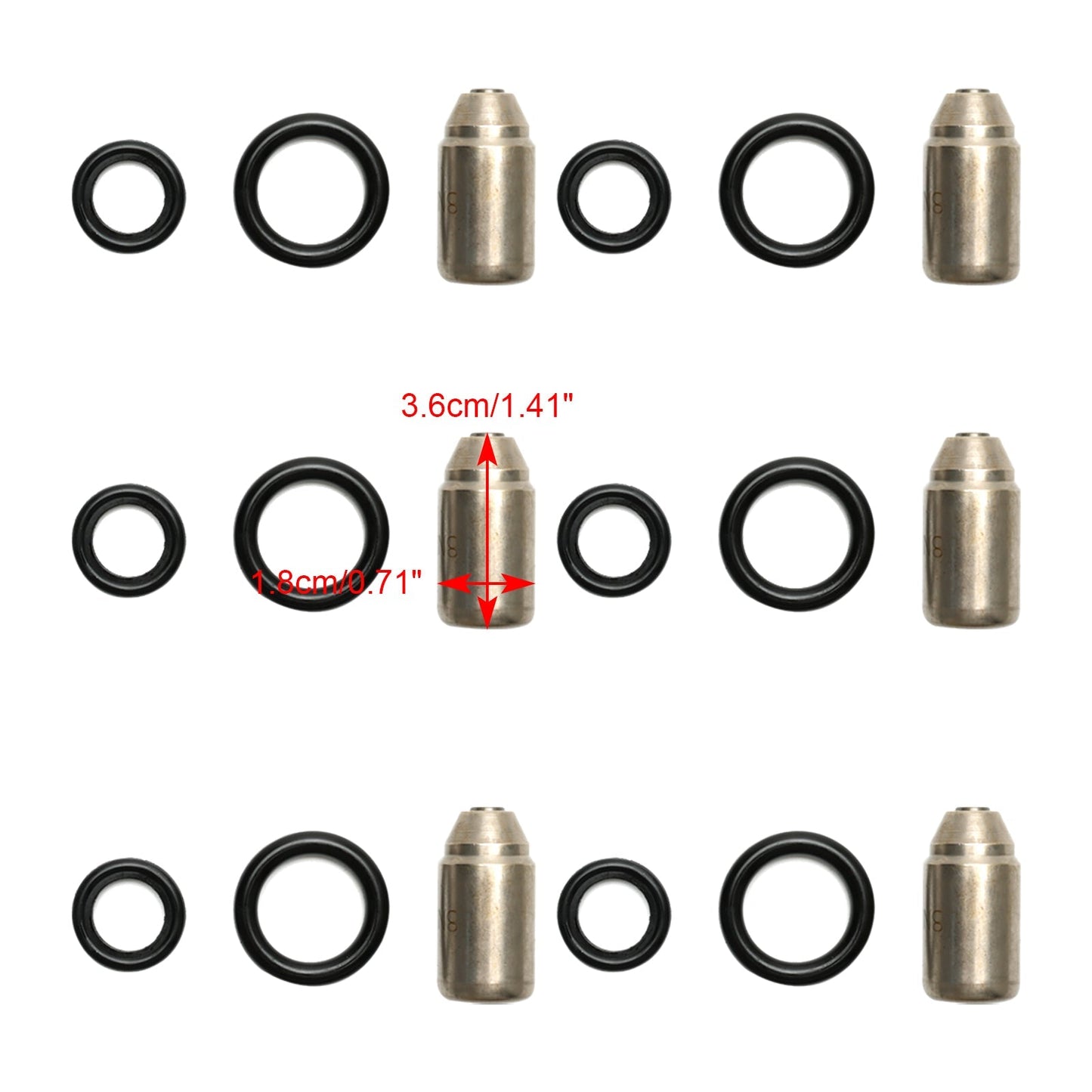Caterpillar 3304 3306 D330C D333C 6PCS Injecteurs Buse Service Groupe 8N8796 7S-9891 7S-8722 8N-4694