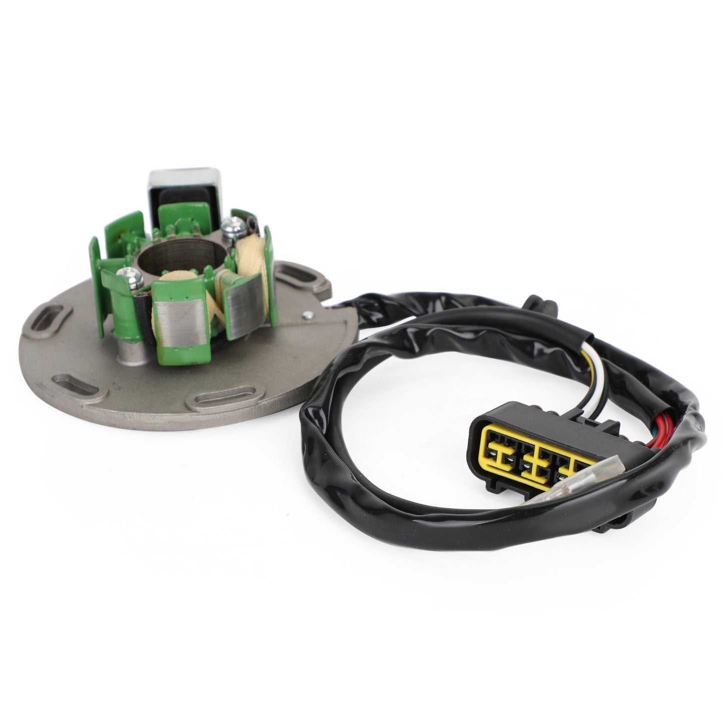 Conjunto de base de estator de generador magneto compatible con Husqvarna CR125 CR 125 1998-2007 800086796