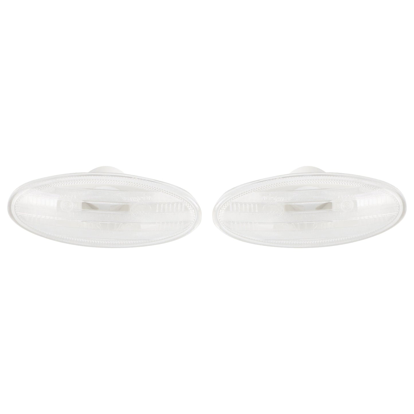 Boîtier de clignotant transparent pour feux de position latéraux Nissan 26160-89900, 2 pièces