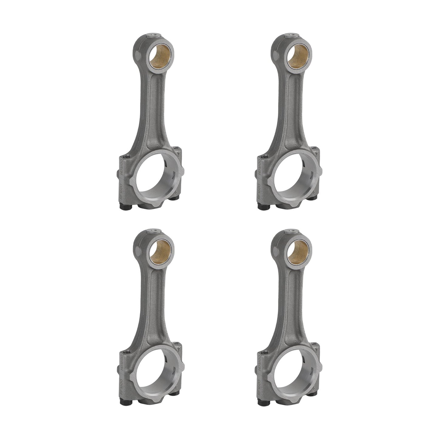 Bielas de 4 piezas compatibles con motor de tractor Kubota V2403 y V2203 (número 17311-22010)