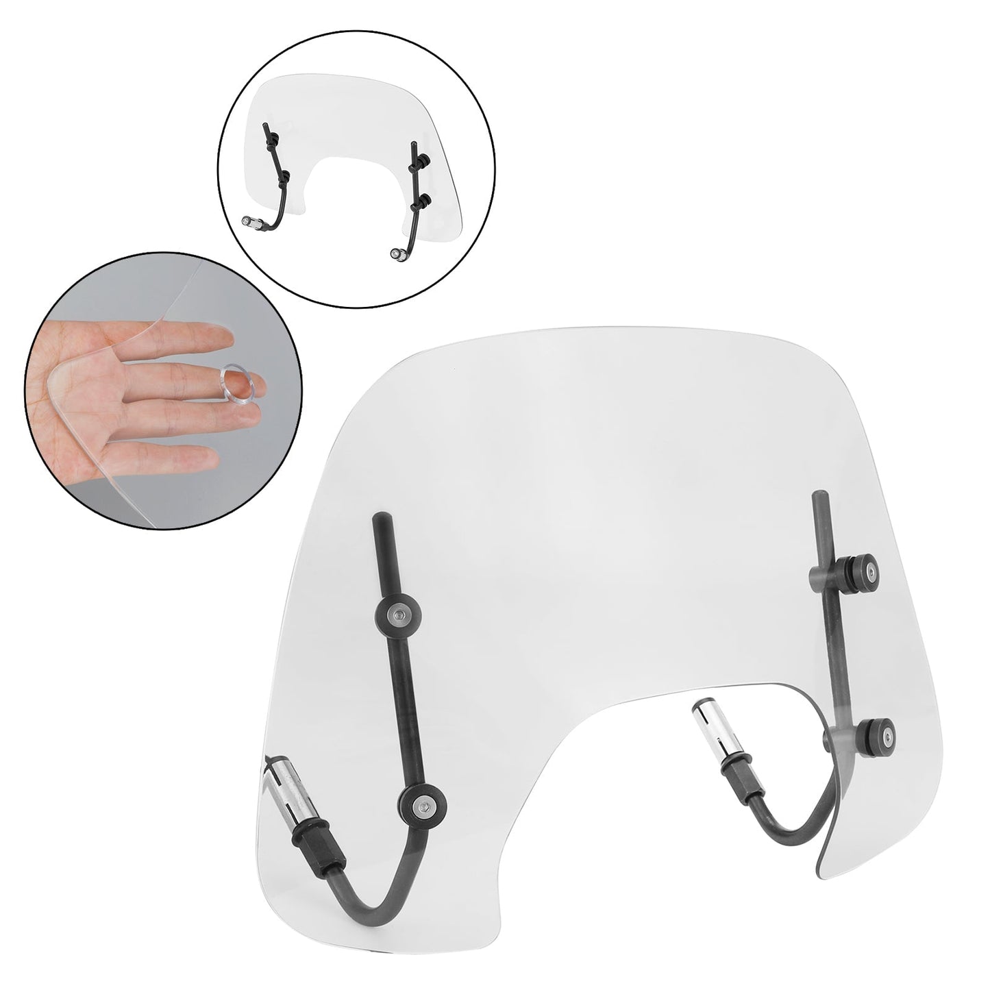 Pare-brise de moto ABS adapté à Vespa Sprint 150 2016-2021