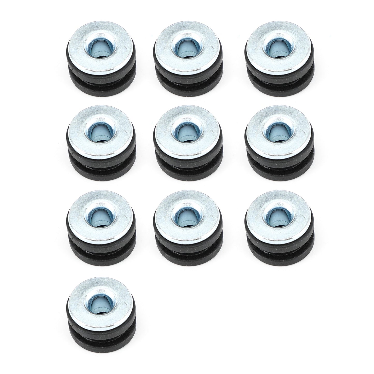 Kit de 10 boulons et œillets en caoutchouc pour panneau latéral de moto M6, compatible avec Honda