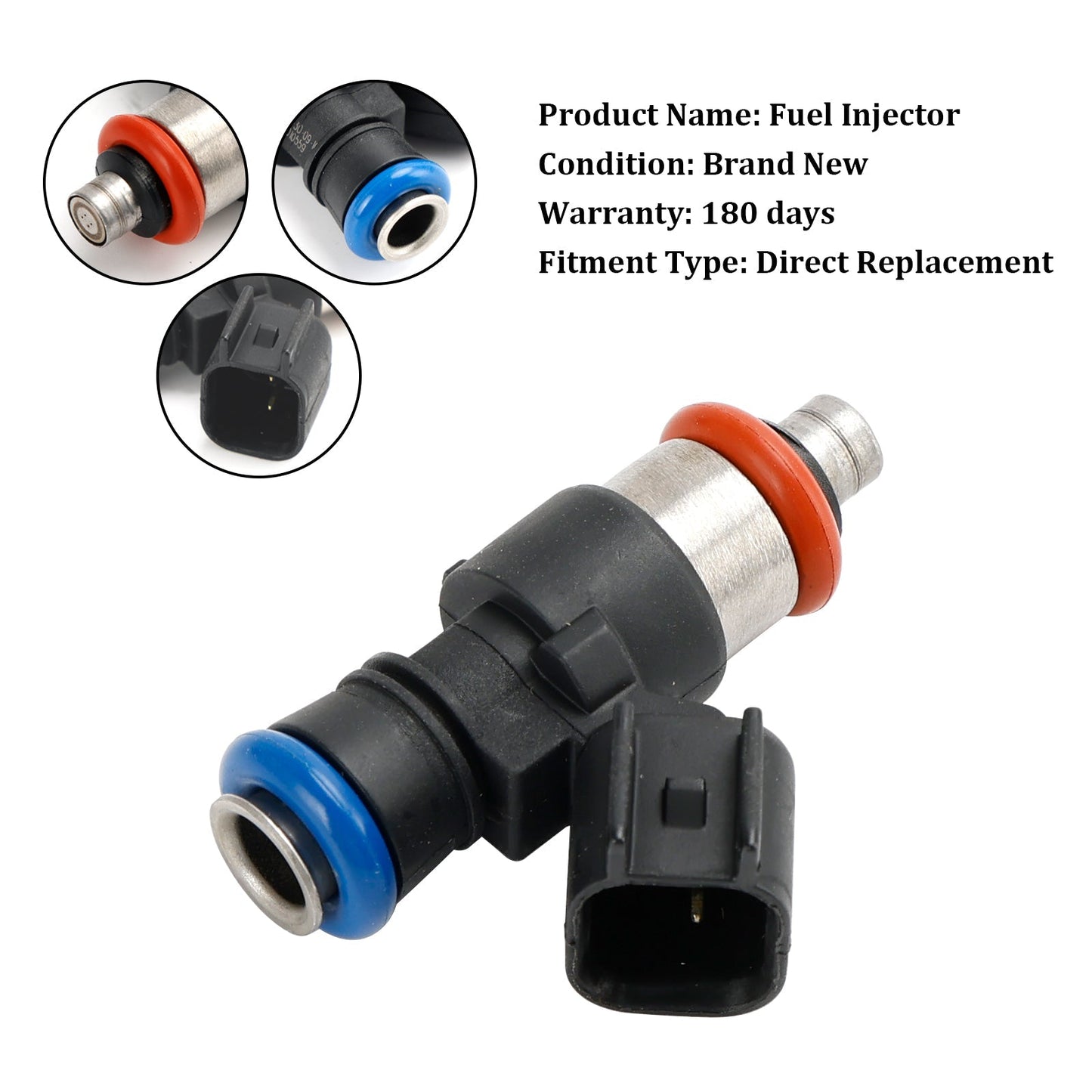 Inyector de combustible para Ford Escape Fusion 3.0L (2009-2012), 1 unidad, 0280158189 FJ998 9L8E-A5A