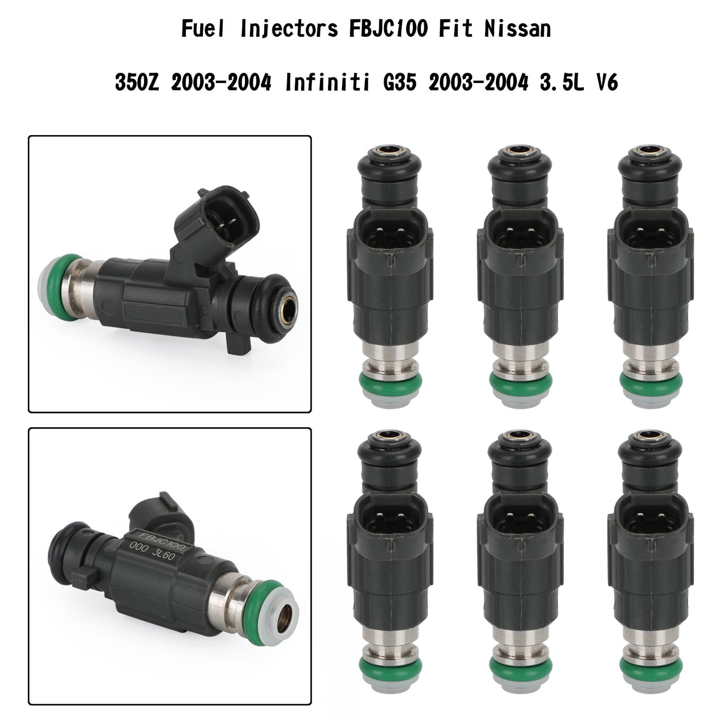 2000-2001 Nissan Maxima 3.0L V6 1PCS/6PCS Fuel Injectors FBJC100 FBJC-100 842-12240 84212240
