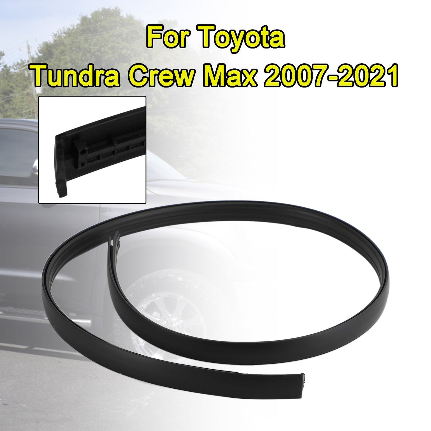 07-21 Toyota Tundra Crew Max Roof Drip Molding 755510C060