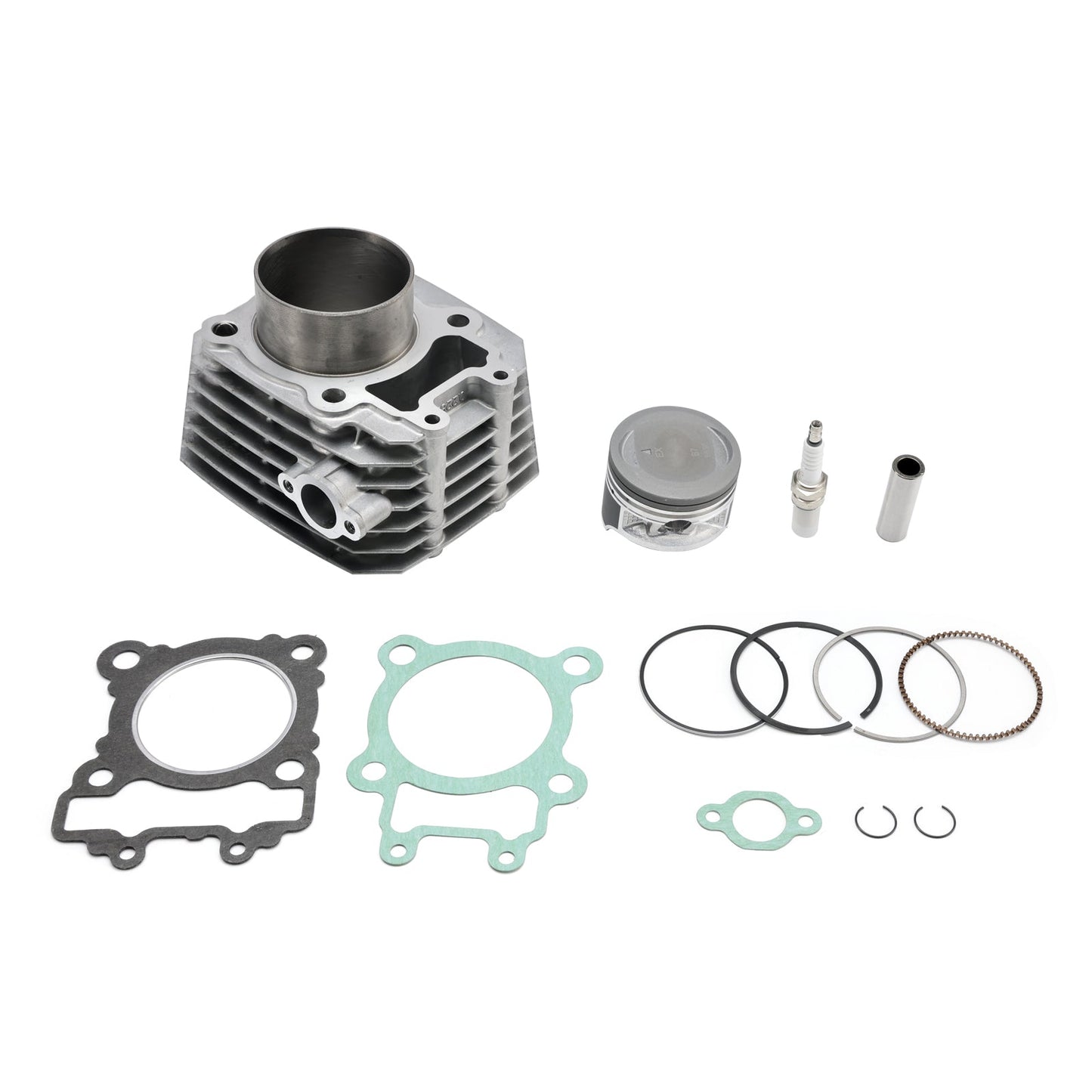 Kit de juntas de pistón y tapa de cilindro Kawasaki Bayou 250 KLF250A STD de 69 mm y 228 cc (2003-2011) 11005-1965