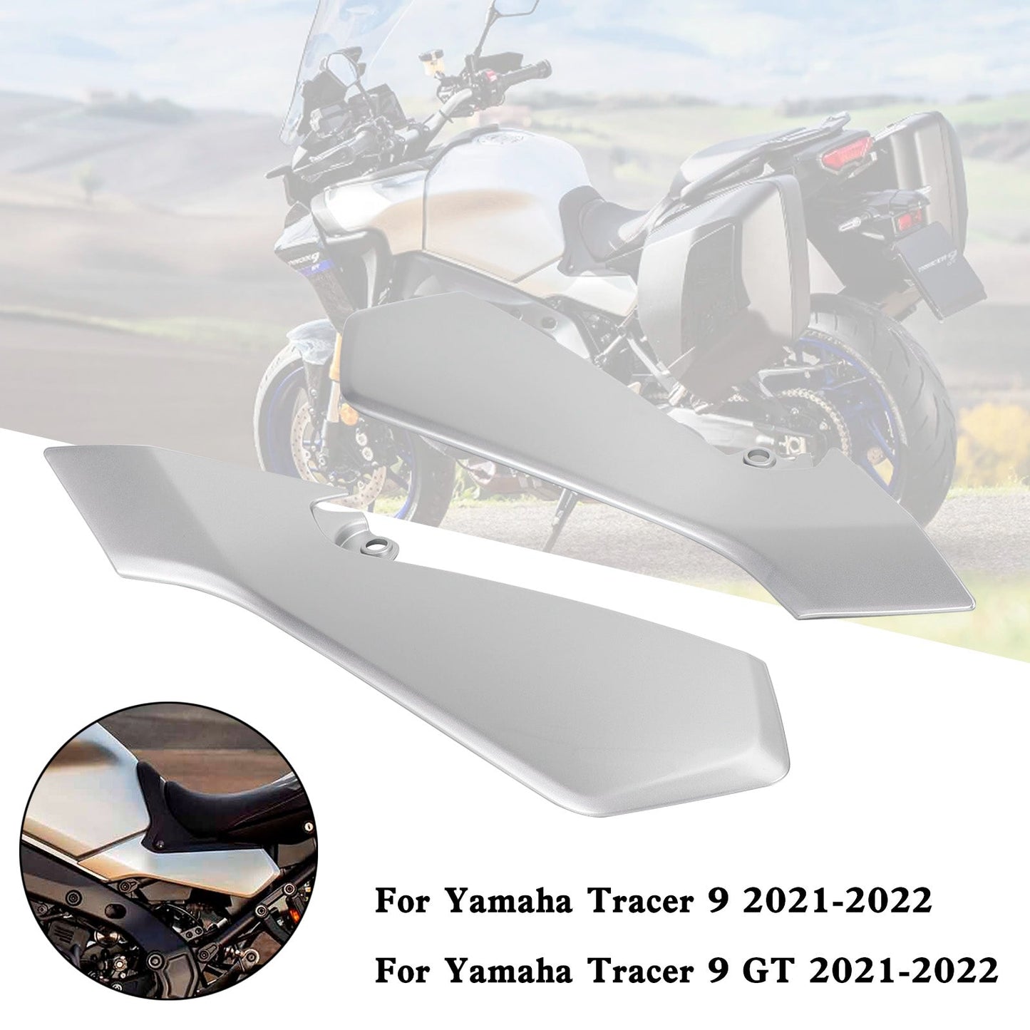 Capot de carénage de siège arrière latéral pour Yamaha Tracer 9 GT 2021-2022