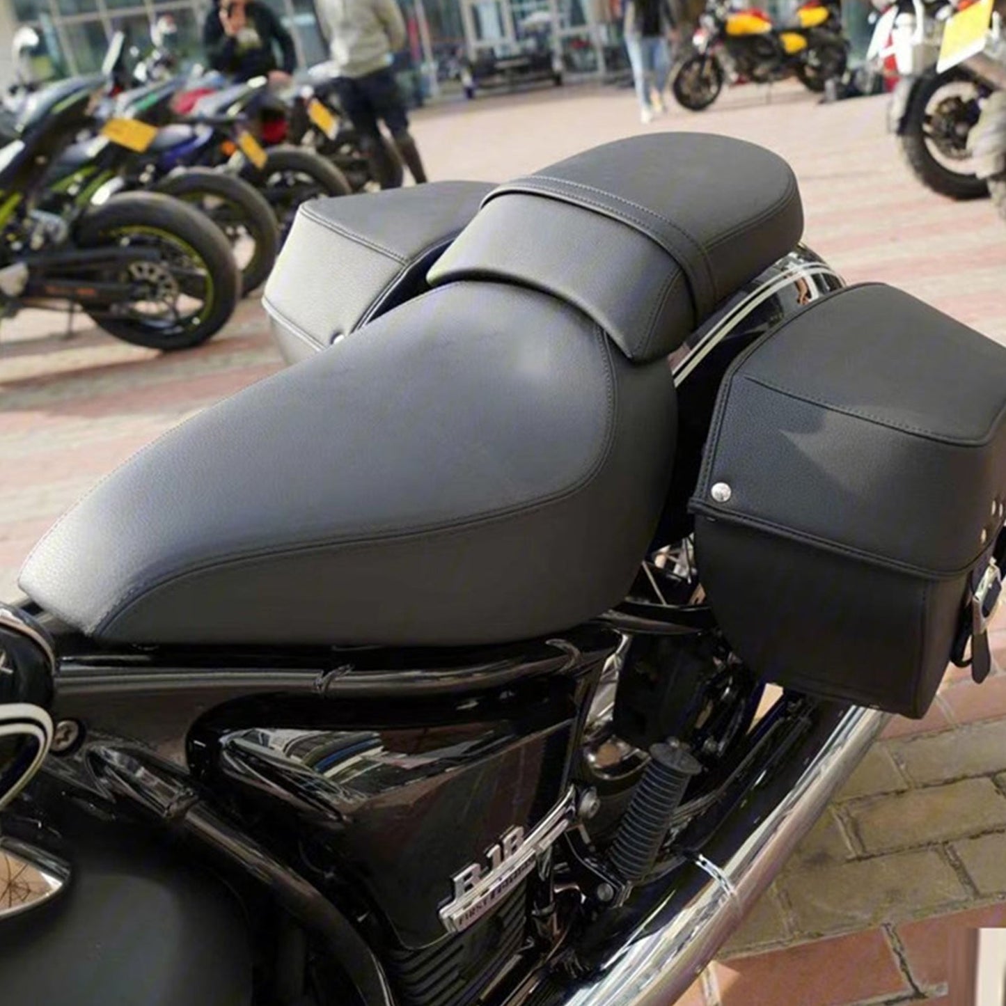 Coussin de siège passager arrière noir pour BMW 1800 R18 2020-2021