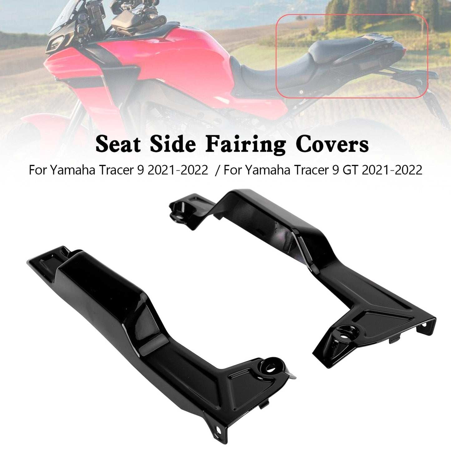 Carénages latéraux de selle arrière pour Yamaha Tracer 9 GT 2021-2022