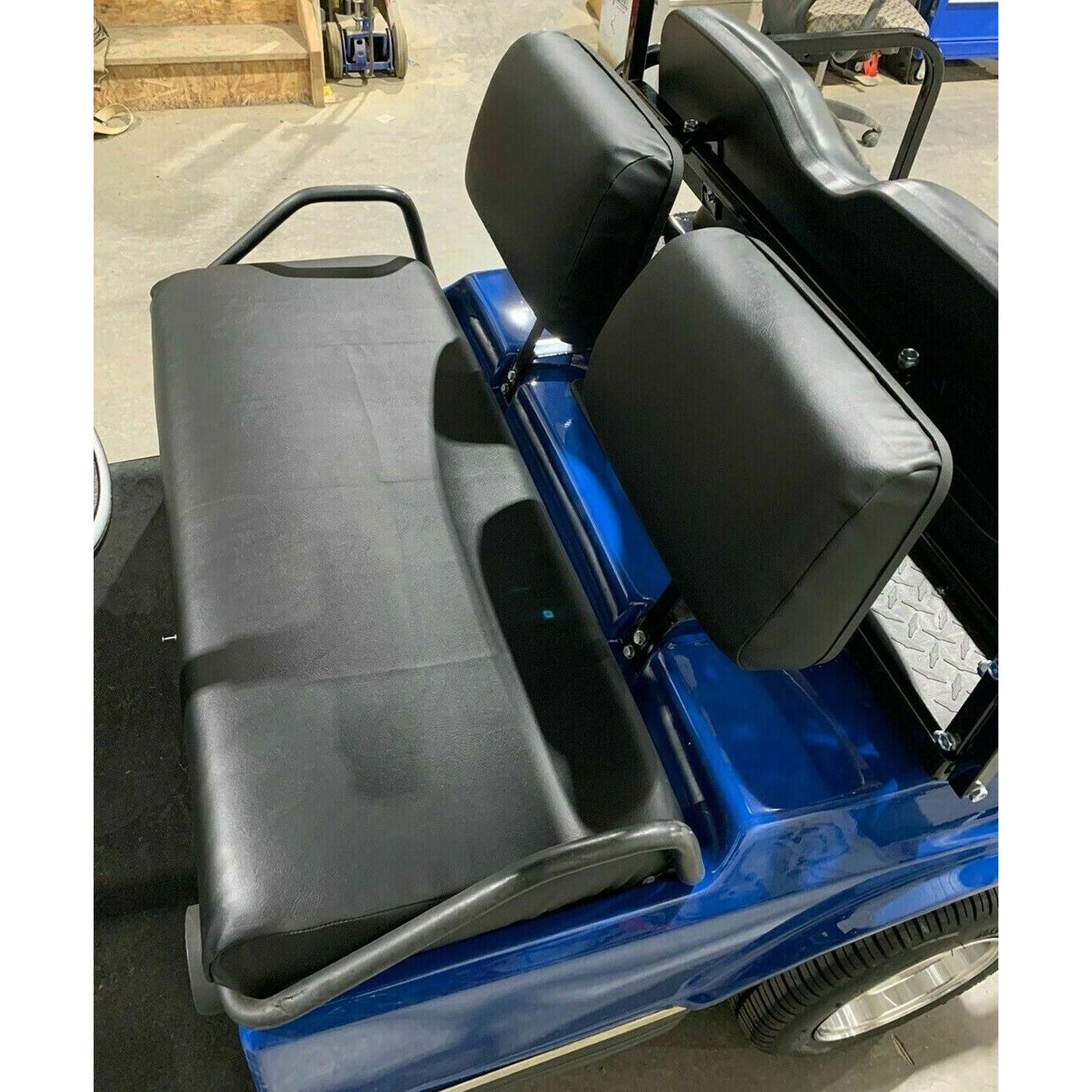 Housses de siège avant Club Car en cuir PU pour voiturette de golf DS d'avant 2000 (kaki)