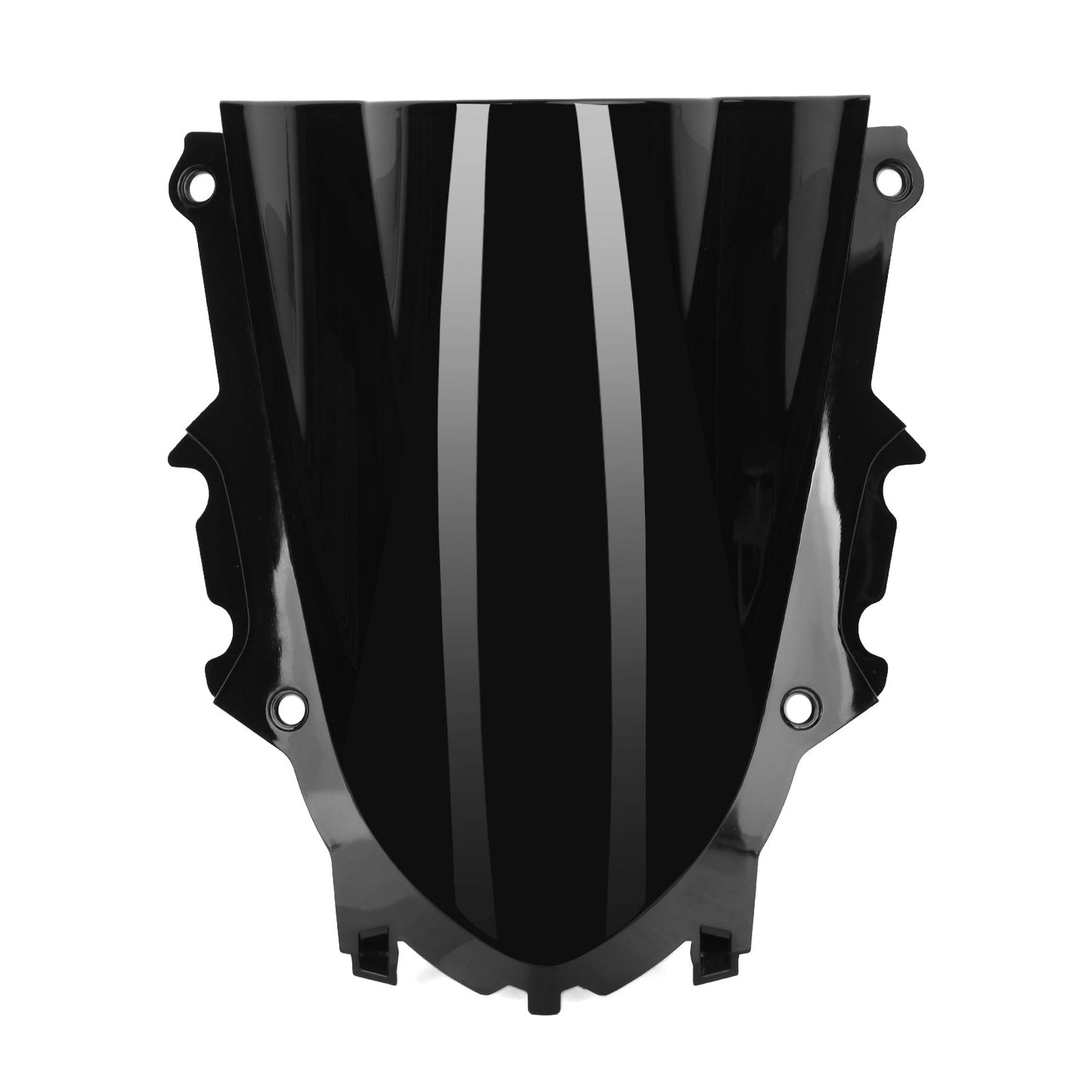 Pare-brise moto en plastique ABS noir pour Yamaha YZF R3 19-20