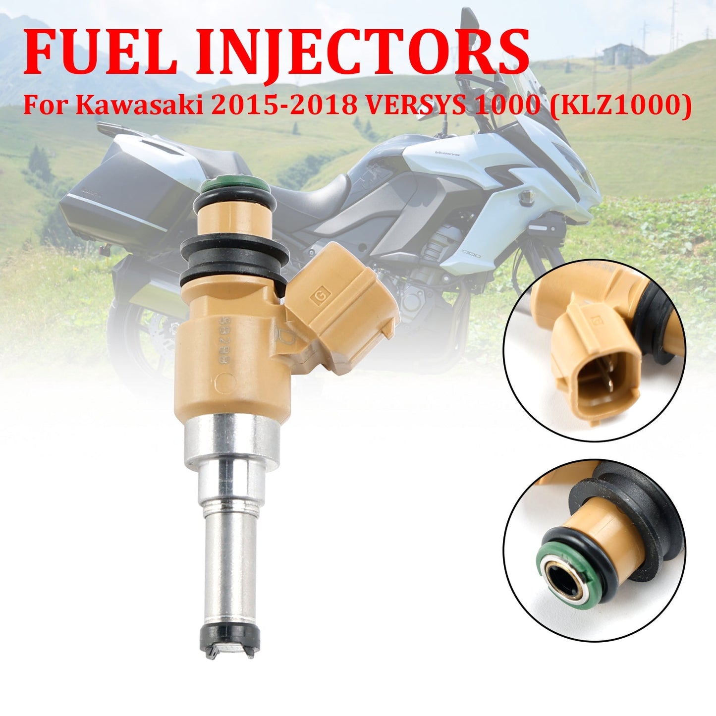 Injecteurs de carburant pour Yamaha YZF R1 R6 2C0-13761-00-00 49033-0034 297500-0640