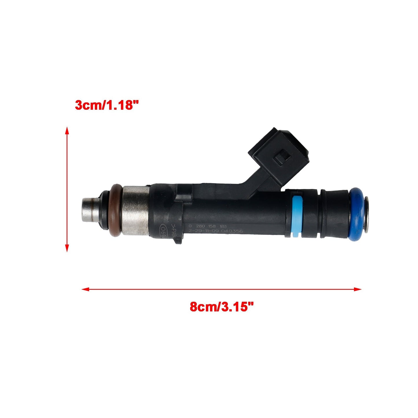 Injecteurs de carburant pour moteur à essence Vauxhall 1,0 L, 1,2 L, 1,4 L 24420543 0280158181