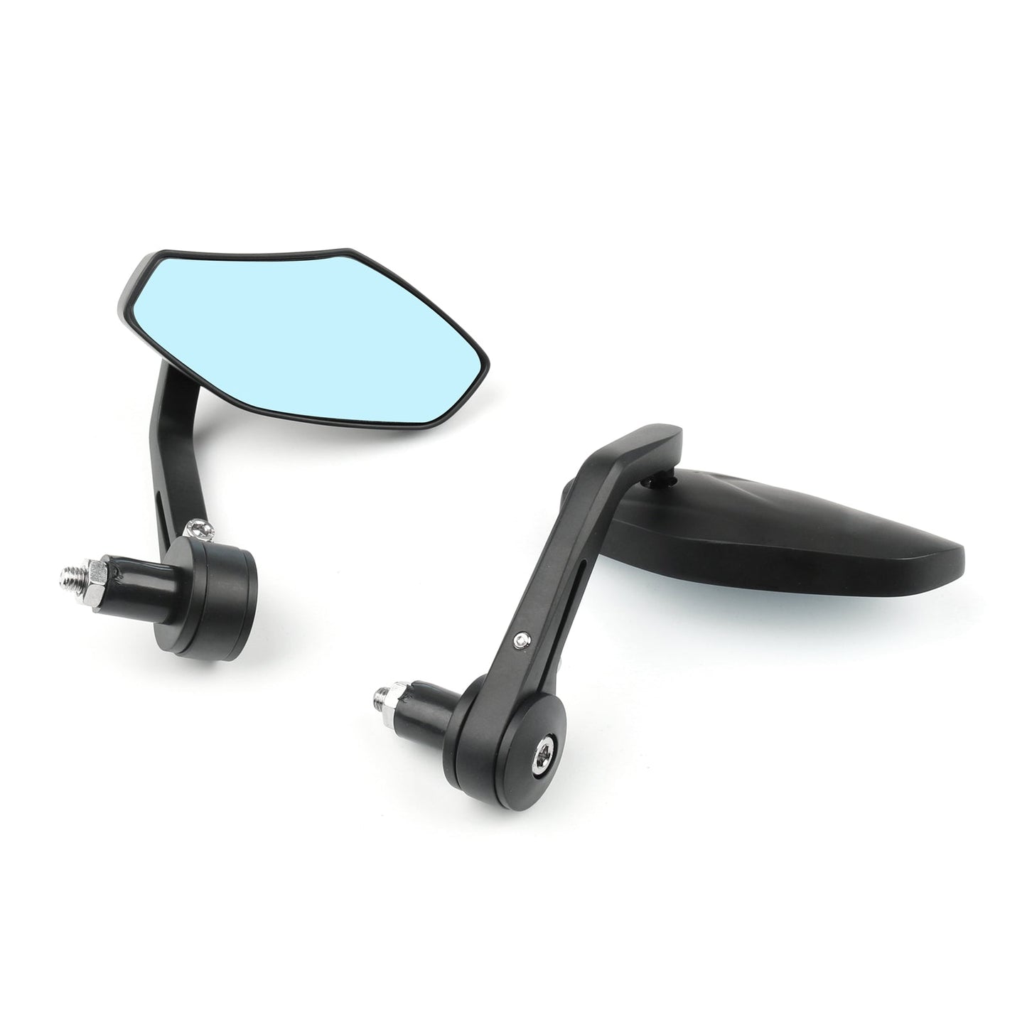 Rétroviseur latéral en aluminium de 7/8" et 1" pour guidon de moto