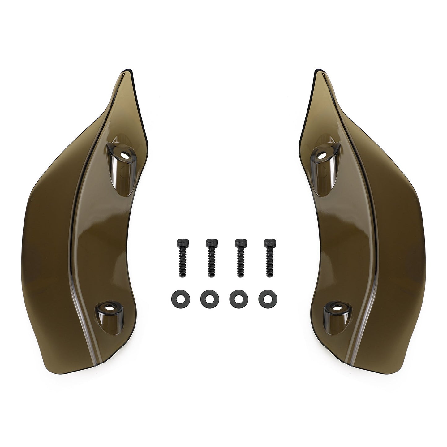 Carénage fumé et déflecteur de vent latéral pour Touring Road Glide 2015-2021