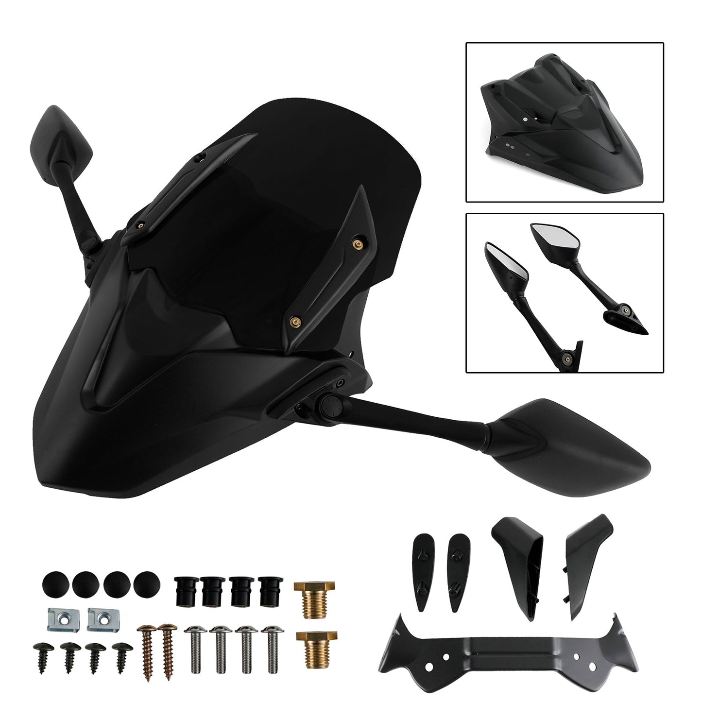 Pare-brise de moto ABS adapté pour Yamaha NMAX155 N-MAX 155 2021-2022