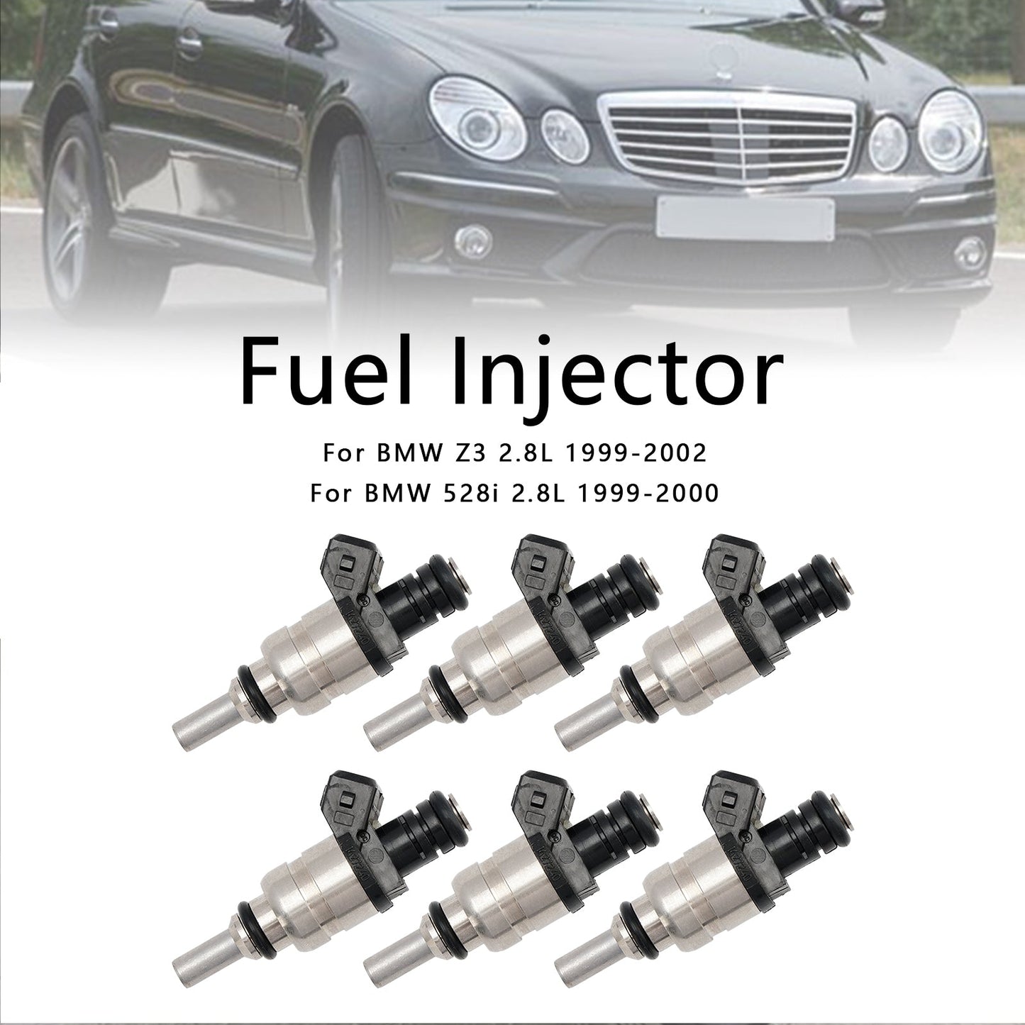 2003-2005 BMW Z4 2.5L 6Pcs Fuel Injector 13537546244 1427240 7546244