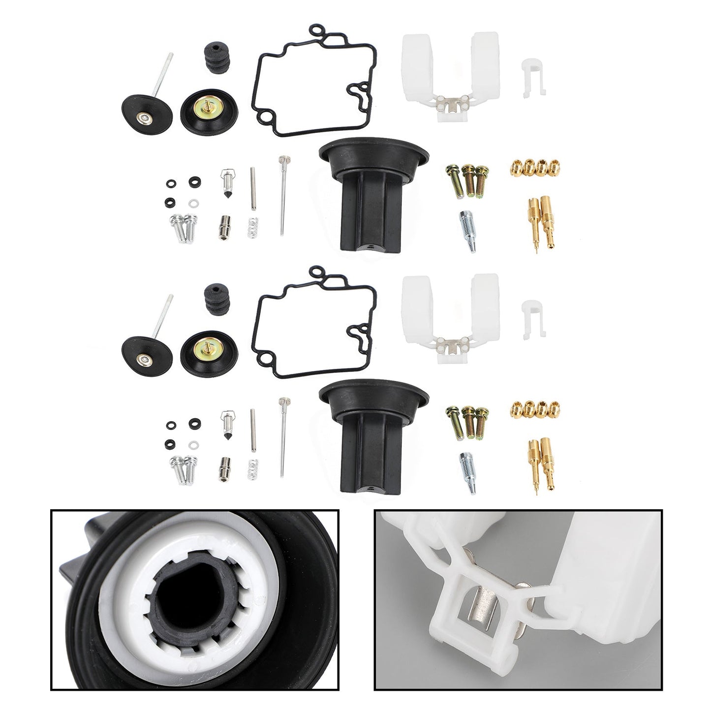 KT CVK24 Scooter Racing 2PCS Carburetor Carb Rebuild Kit acceleration pump