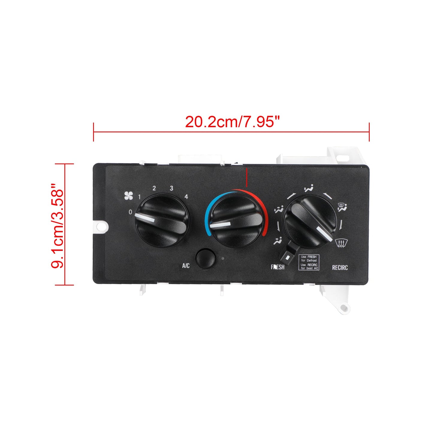 Panneau de commande de climatisation Mack CH613 CV713 2001-2005 1000149542 3899002