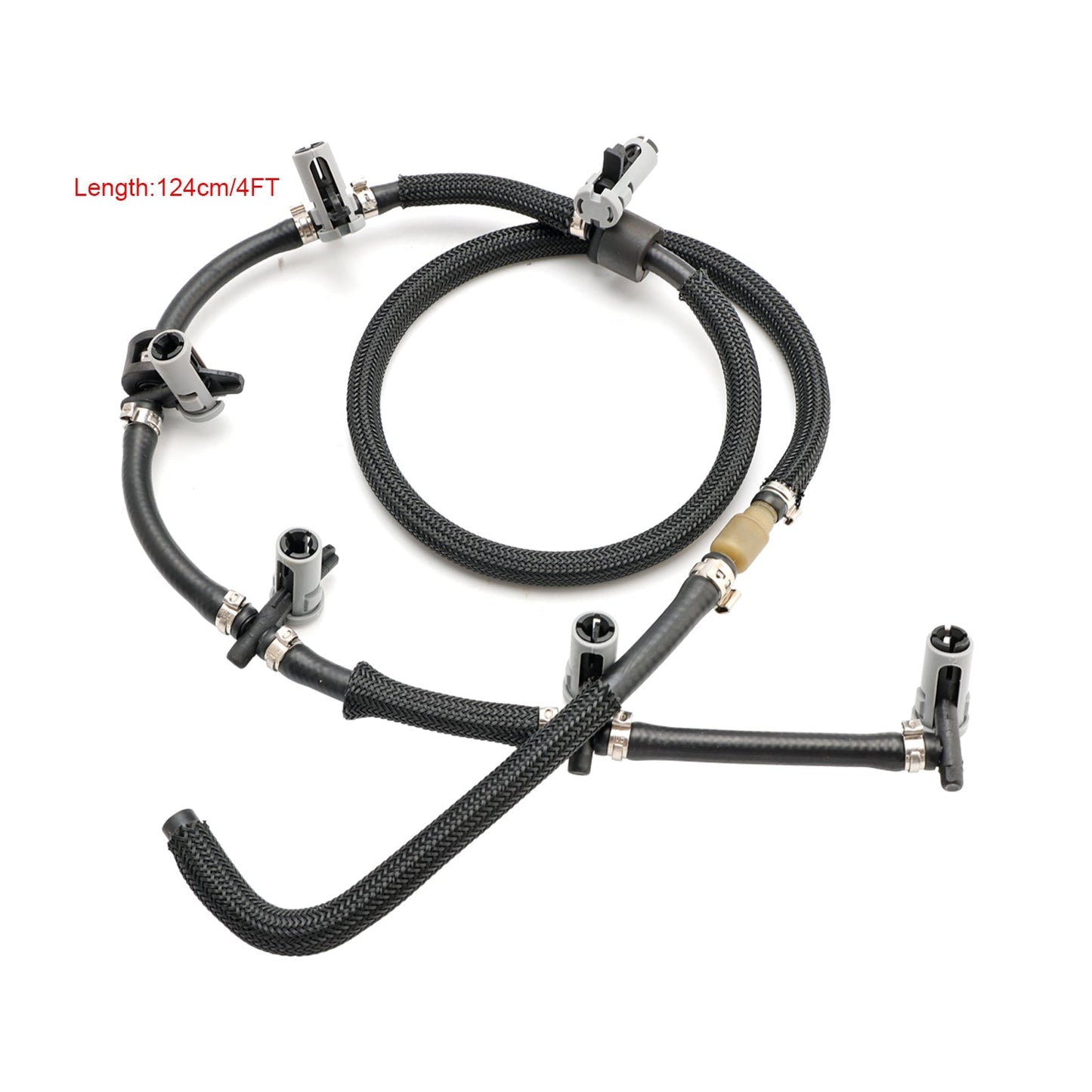 Tuyau de retour de carburant pour BMW 3 5 6 7 X3 X5 X6 Tuyau d'injecteur Tuyau de fuite 13537792870