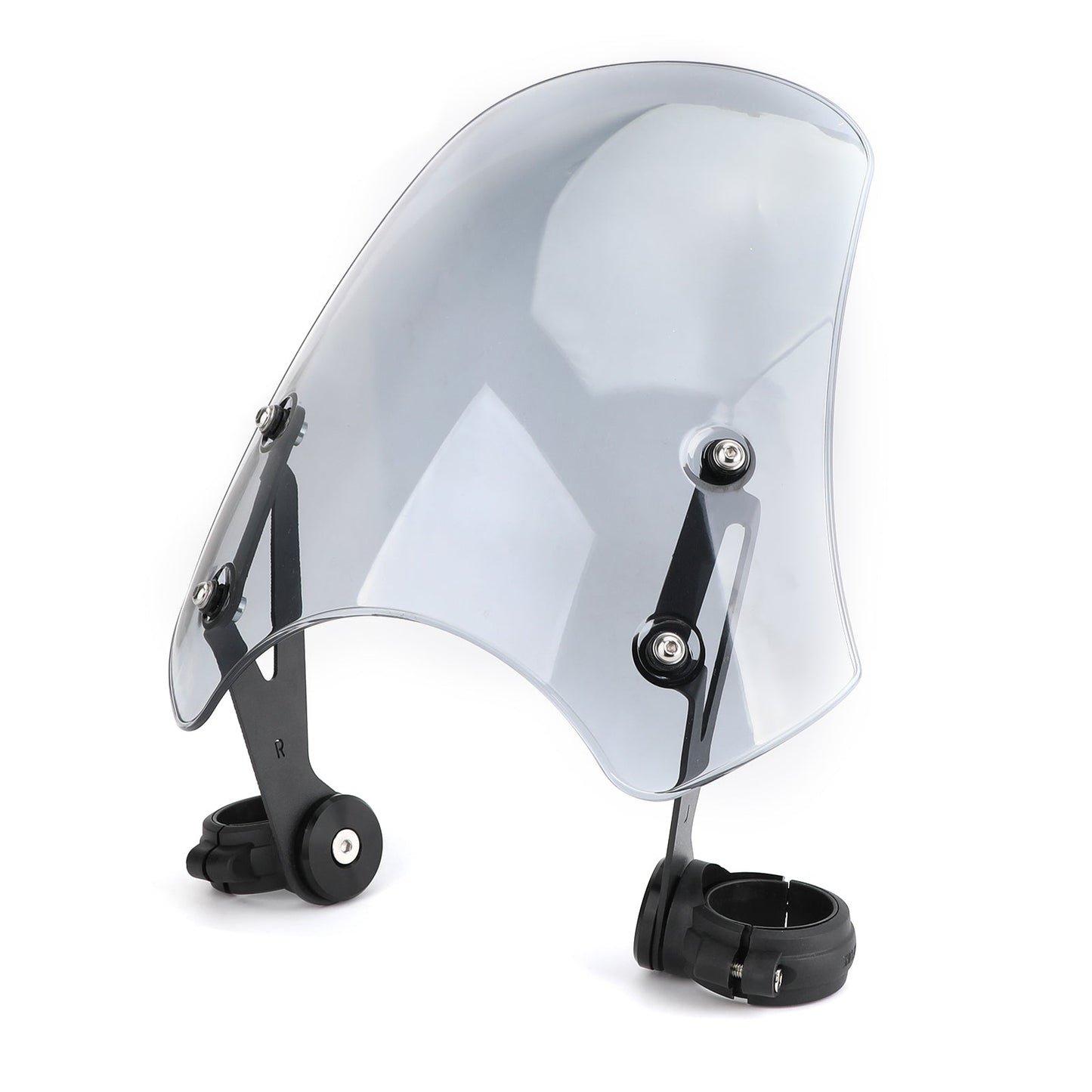 Pare-brise ABS pour moto Harley Dyna Softail, gris