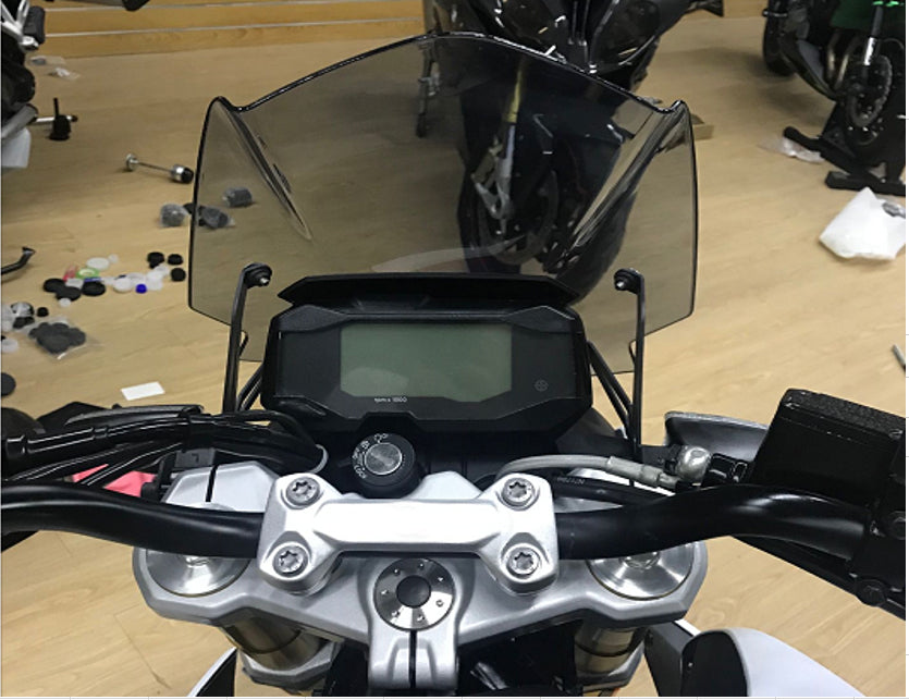Pare-brise de moto en plastique ABS pour BMW G310R 2017-2022, transparent