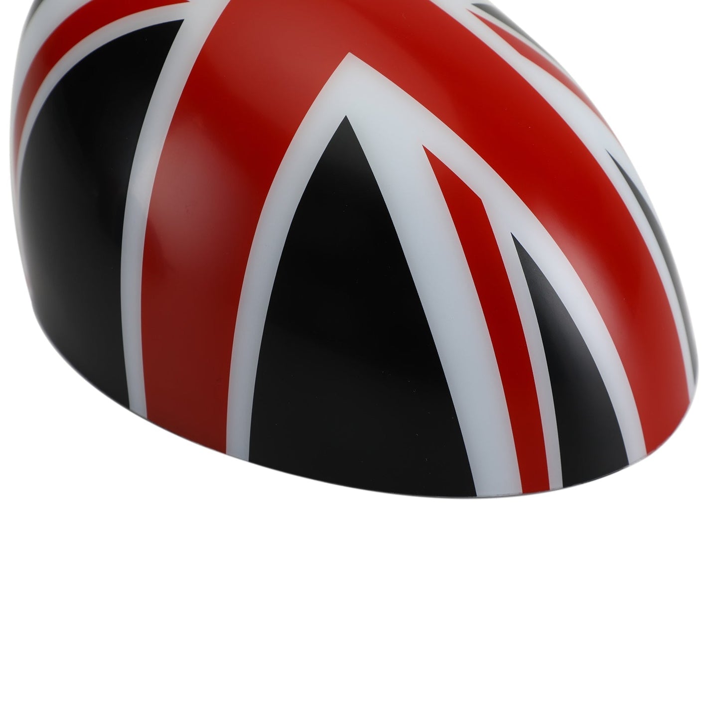 Mini Cooper R55 R56 R57 Noir/Rouge 2 x Coques de rétroviseurs Drapeau britannique Union Jack