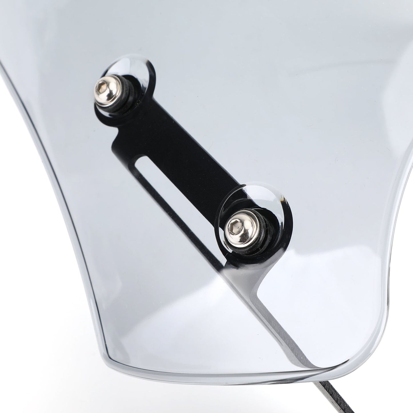 Pare-brise ABS pour moto Harley Dyna Softail, gris
