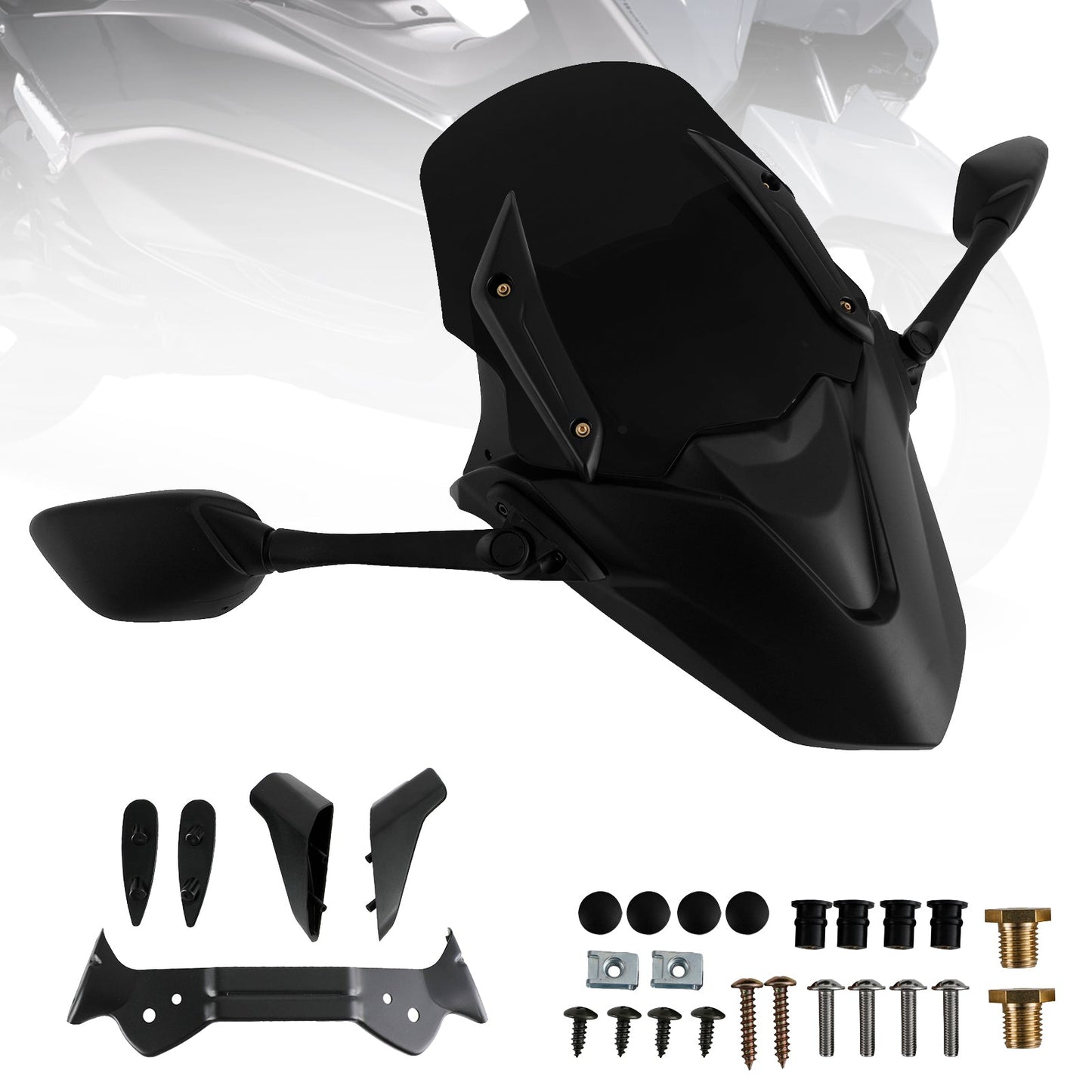 Pare-brise de moto ABS adapté pour Yamaha NMAX155 N-MAX 155 2021-2022