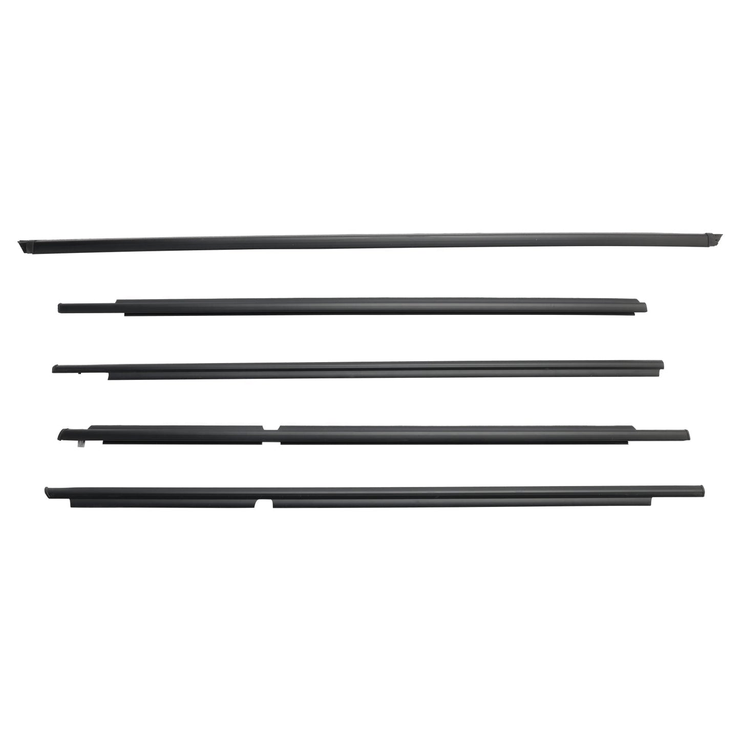 2003-2009 Toyota 4Runner 5Pcs Door Belt Molding Weatherstrips 68161-35060 68163-35030