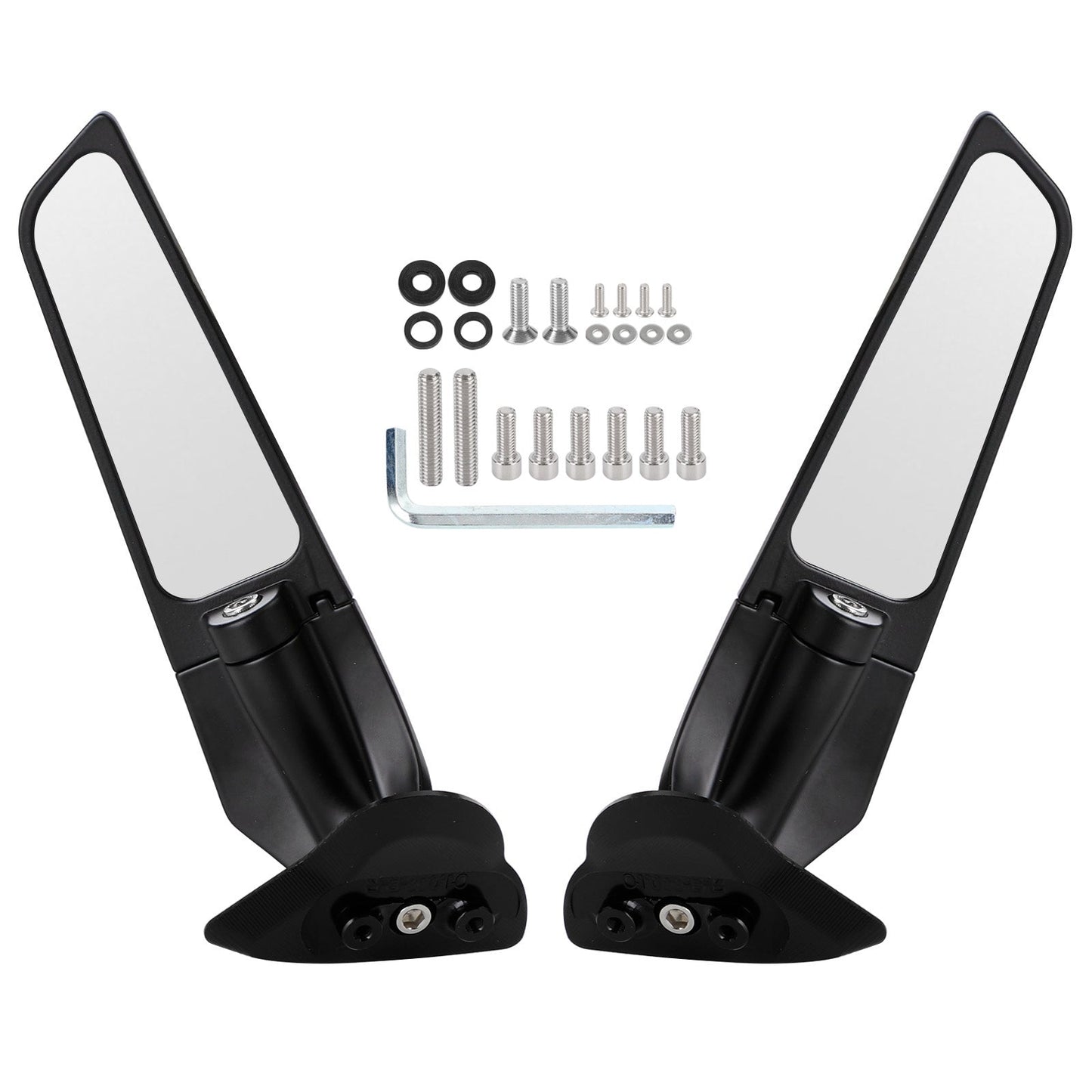 Rétroviseurs latéraux avec aileron et aileron pour Yamaha YZF R6 R7 2017-2022