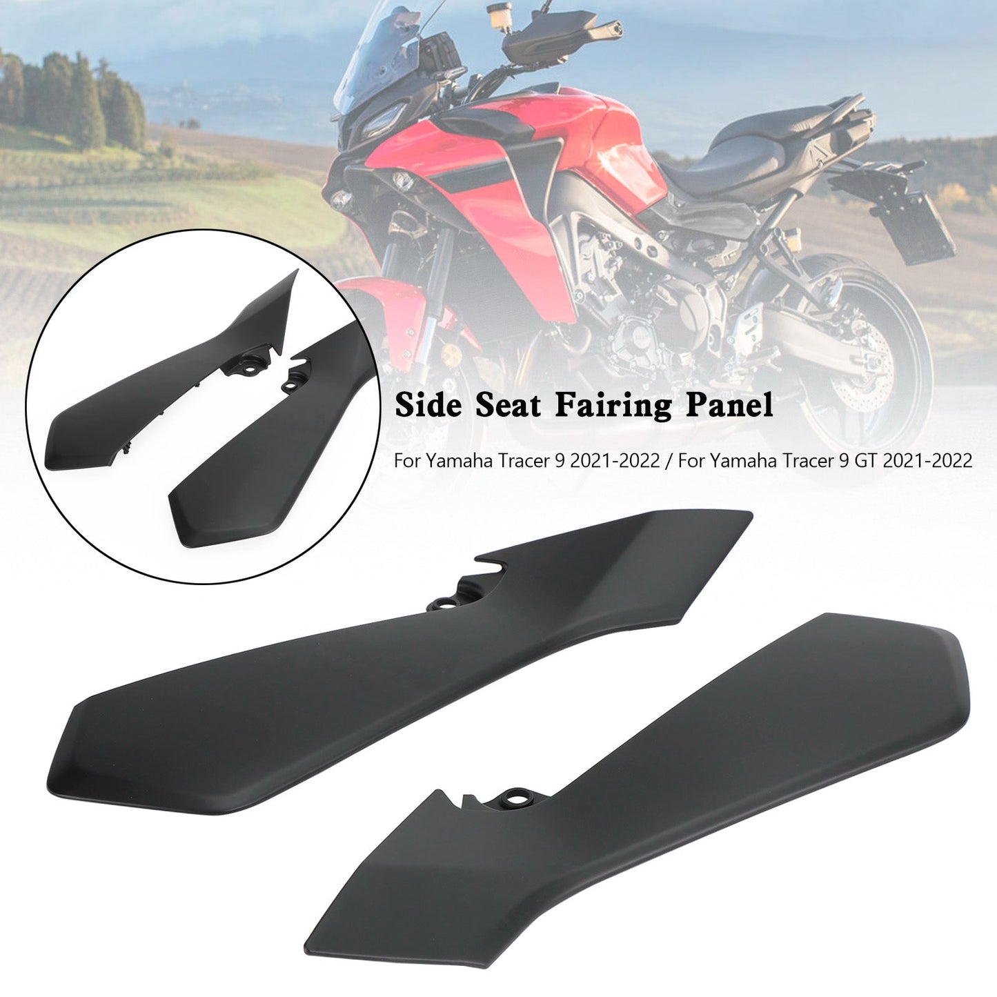 Capot de carénage de siège arrière latéral pour Yamaha Tracer 9 GT 2021-2022