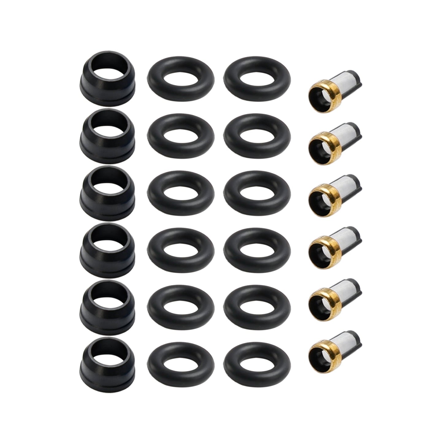 2000-2005 Chevrolet Impala Venture Monte Carlo 6Pcs Fuel Injector Repair Kit O-Rings FJ318