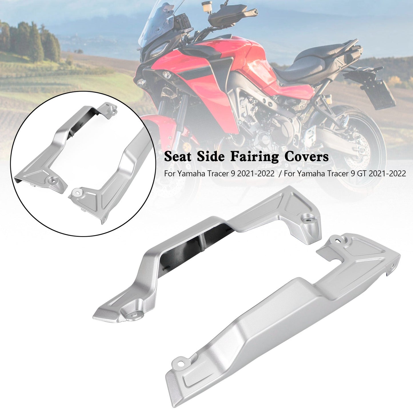 Carénages latéraux de selle arrière pour Yamaha Tracer 9 GT 2021-2022