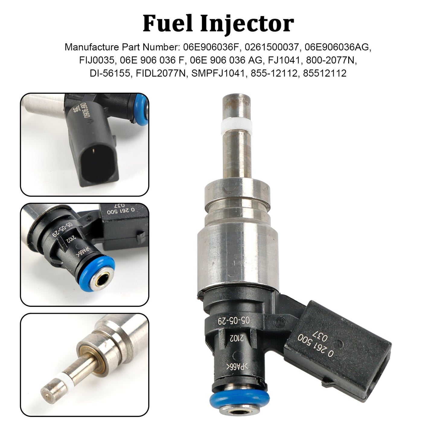 2008-2010 Audi A5 QUATTRO 3.2L V6 Fuel Injector 06E906036F 0261500037