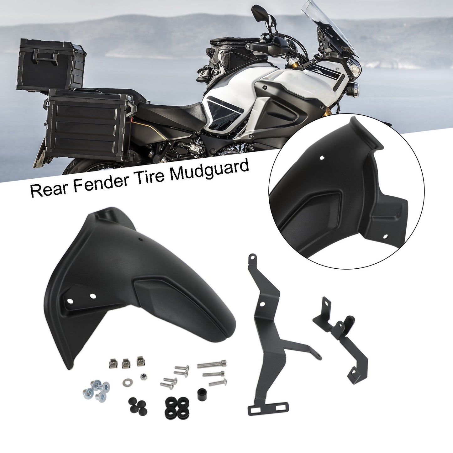 Guardabarros trasero para Yamaha XT 1200 Z Super Tenere 2010-2021
