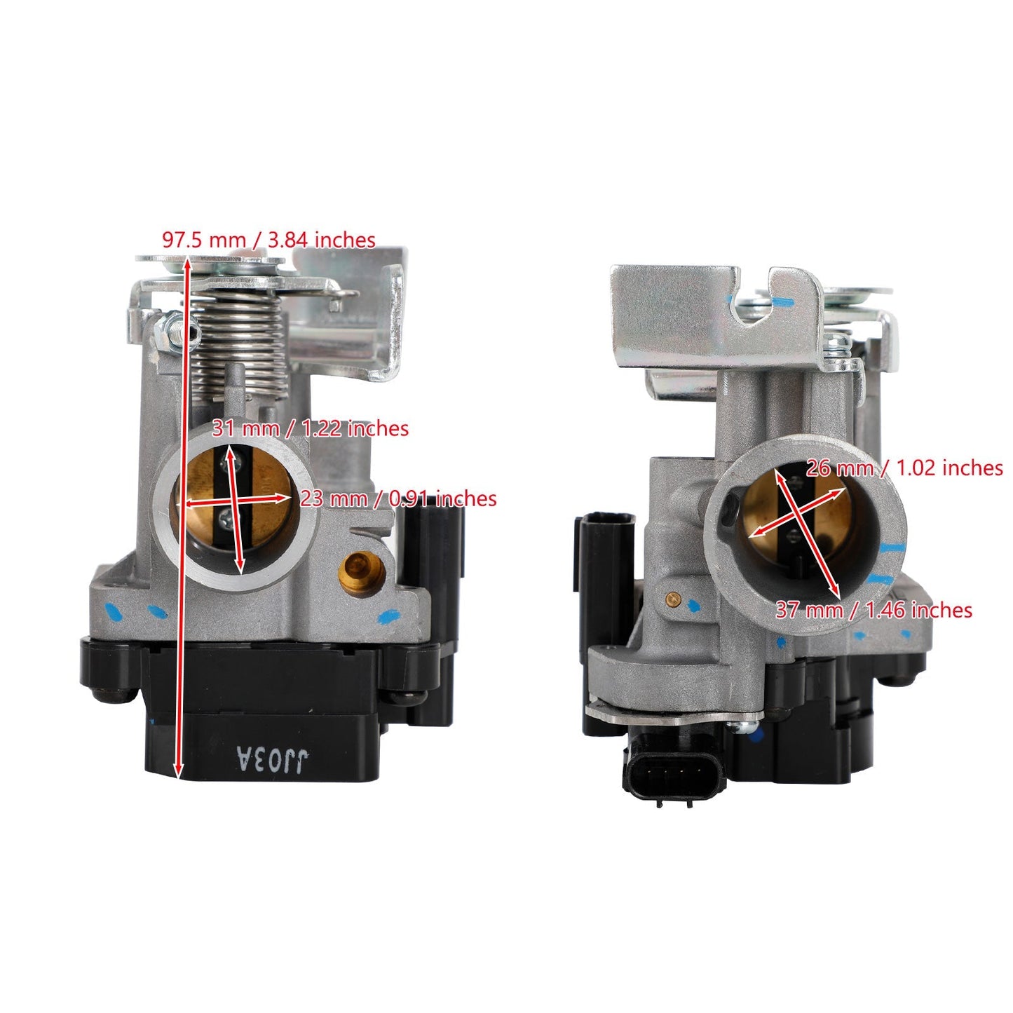 Ensemble de corps de papillon Honda Click 110 CC 16400-KVB-T01 16400-KVB-T02