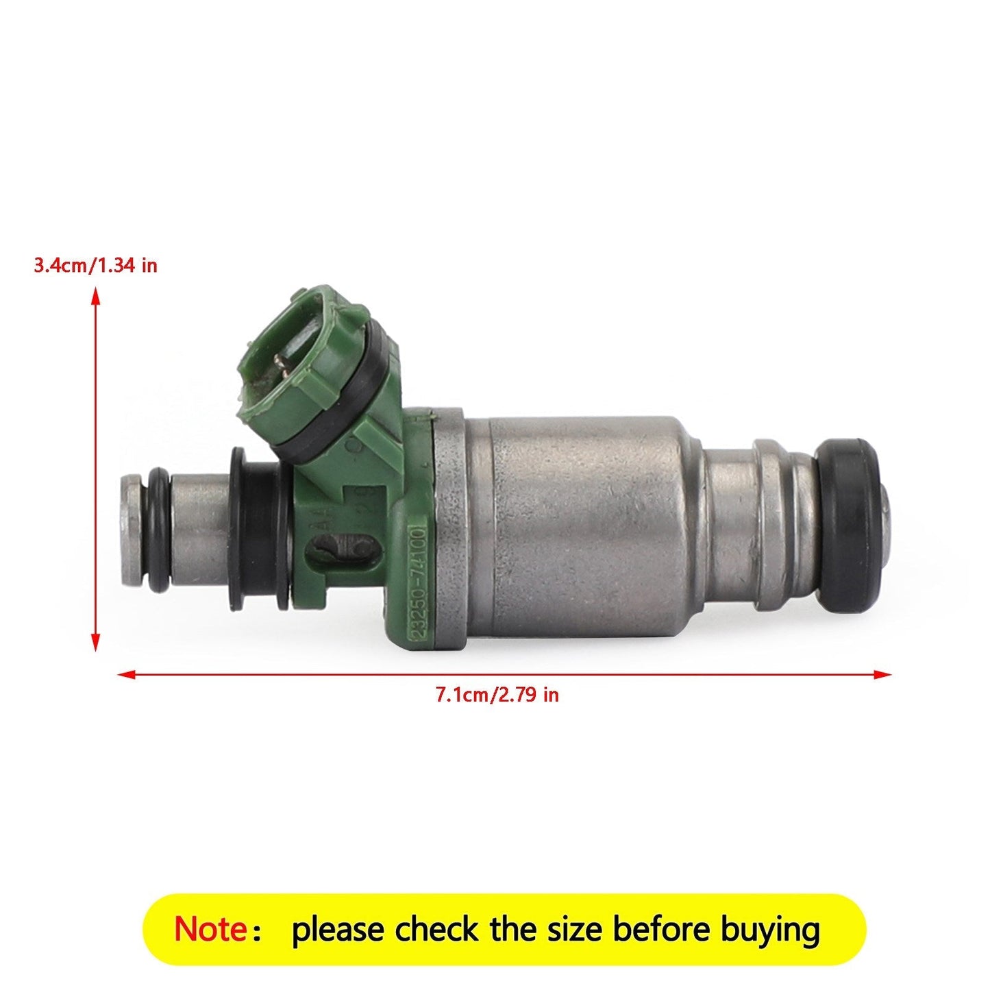 4 inyectores de combustible 23250-74100 compatibles con Toyota Solara 1992-2000 2.0 2.2 FJ295