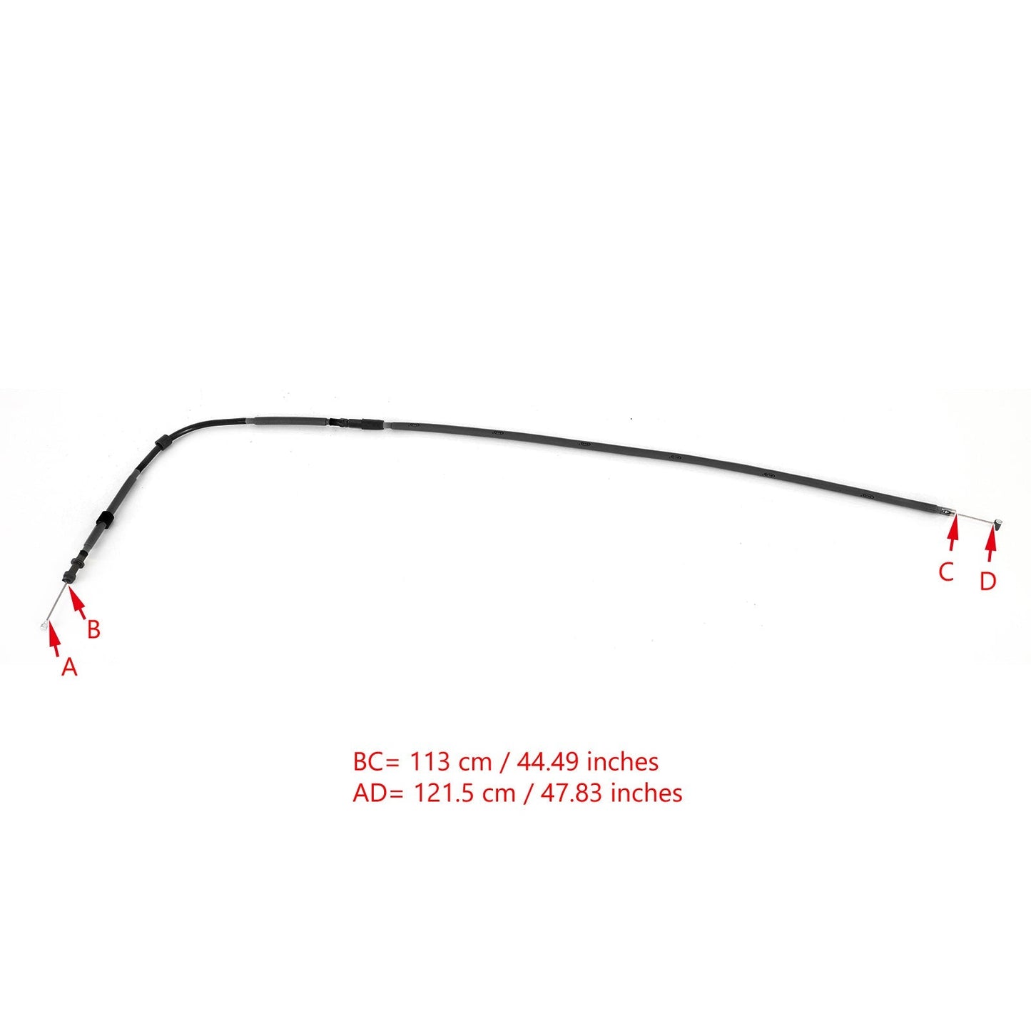 Cable de embrague de repuesto para motocicleta Yamaha FZ6N 2004-2010