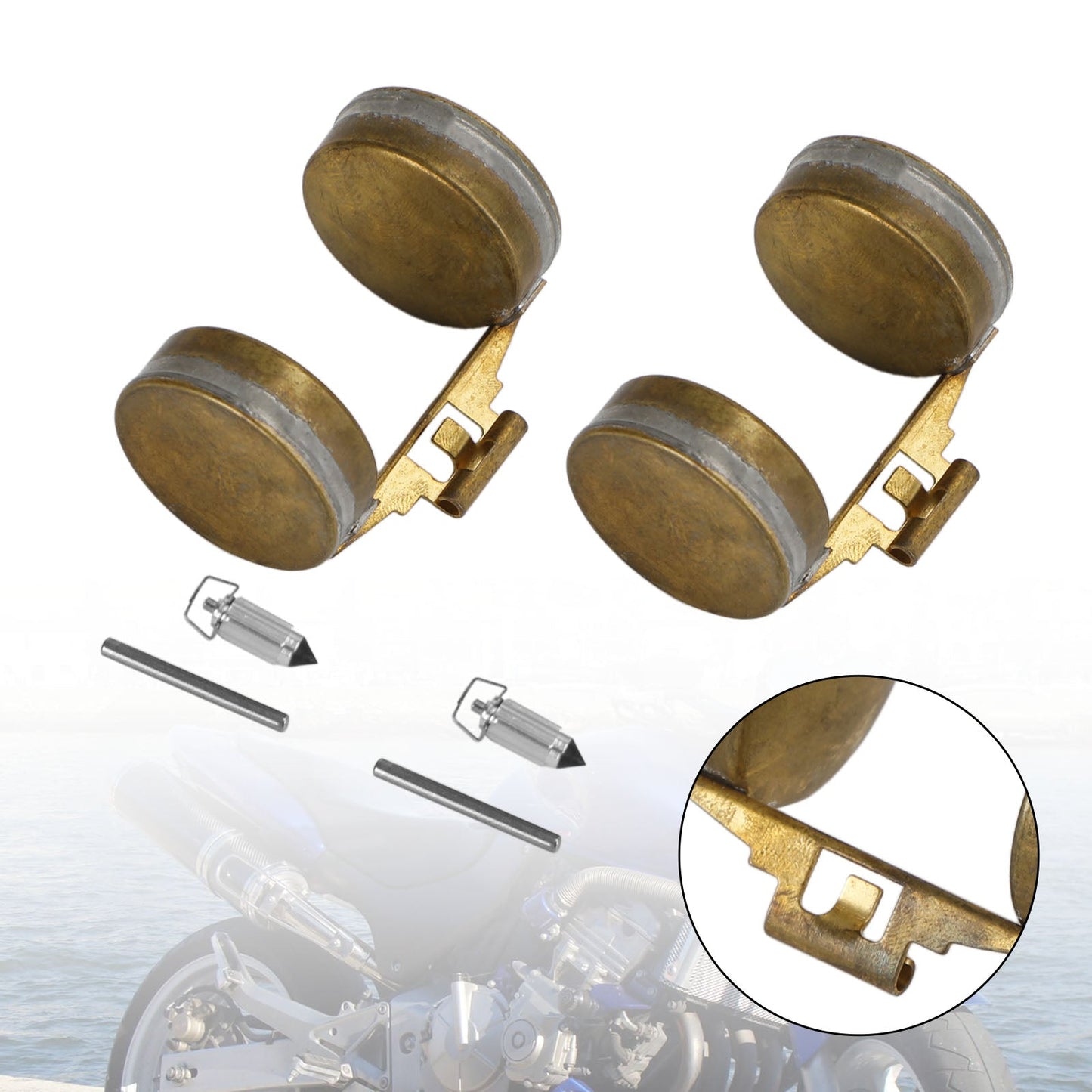 Honda CB100 CB350 XL100 XL125 XL175 SL100 2x Carburetor Repair Kit Float