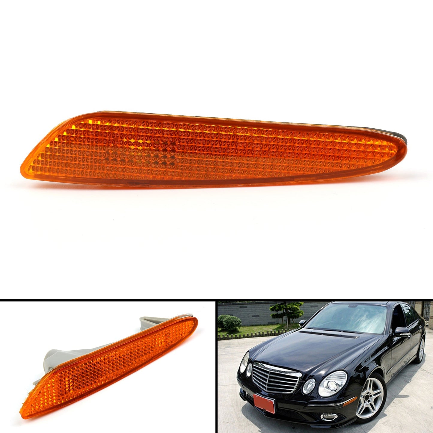 Feu de position latéral intégré au pare-chocs pour Benz W211 Classe E 2118200121 (2003-2006)