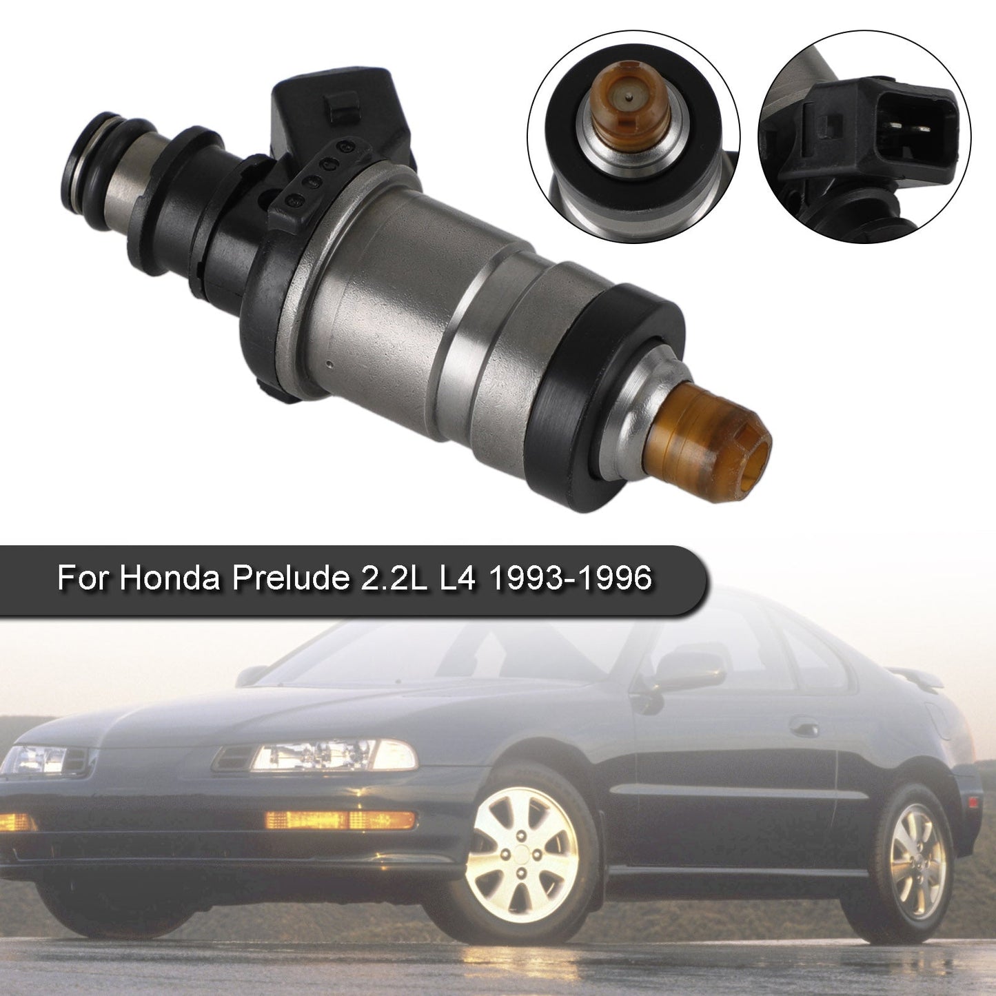 Honda Prelude 1993-1996 2.2L L4 1 inyector de combustible 06164-P0F-000 FJ267 842-12113