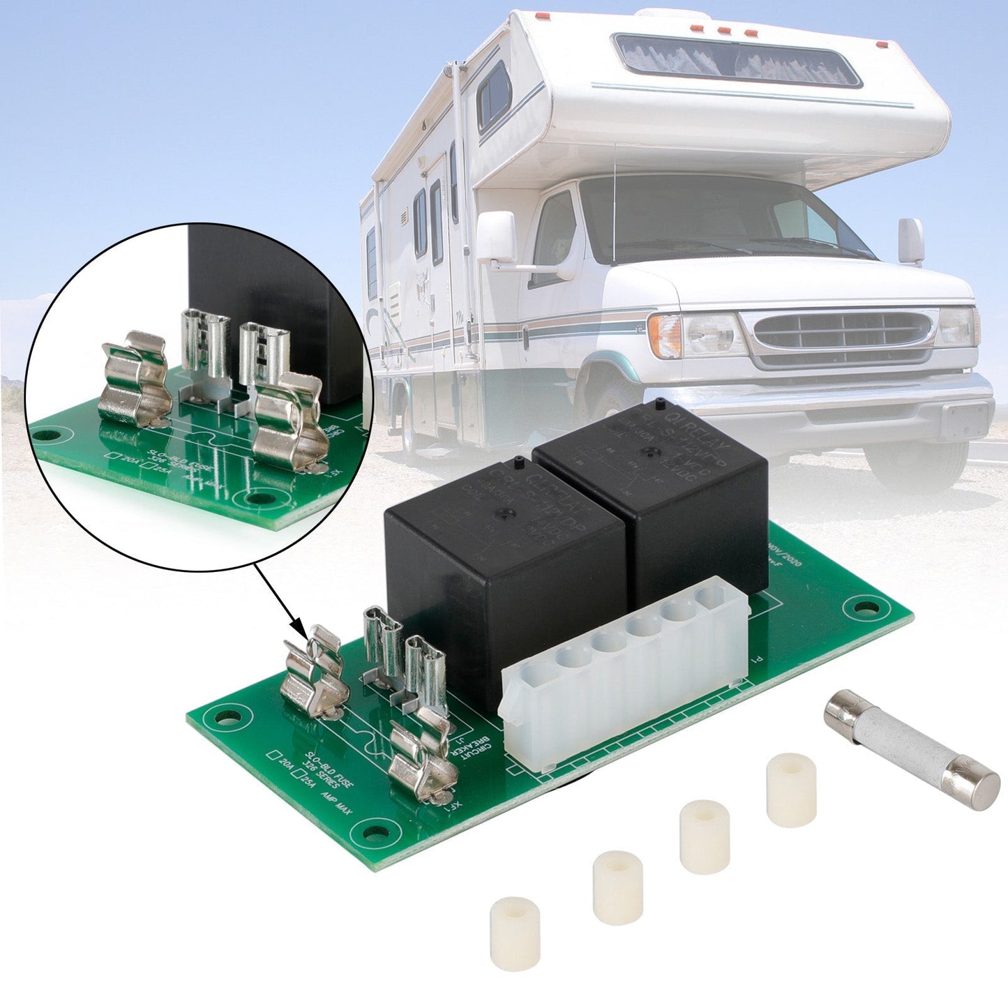 Carte de commande de relais coulissant pour caravane RV Power Gear 14-1130/140-1130 246063