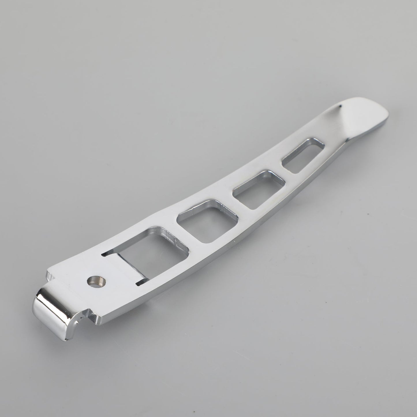 Extensión de pie de pata de cabra cromada para motocicleta Harley Dyna 93-17