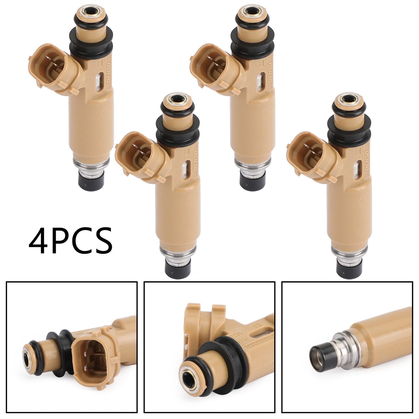 4 inyectores de combustible 23250-74170 23209-74170 compatibles con Toyota Camry RAV4 Avensis