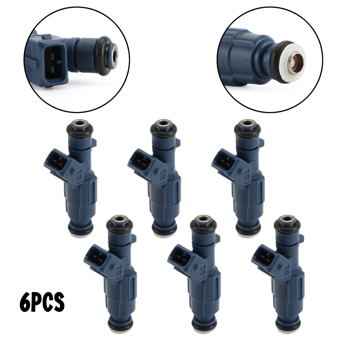 Lot de 6 injecteurs de carburant pour Ford BA BF Falcon XT Fairlaine XR6 Territory 0280156123