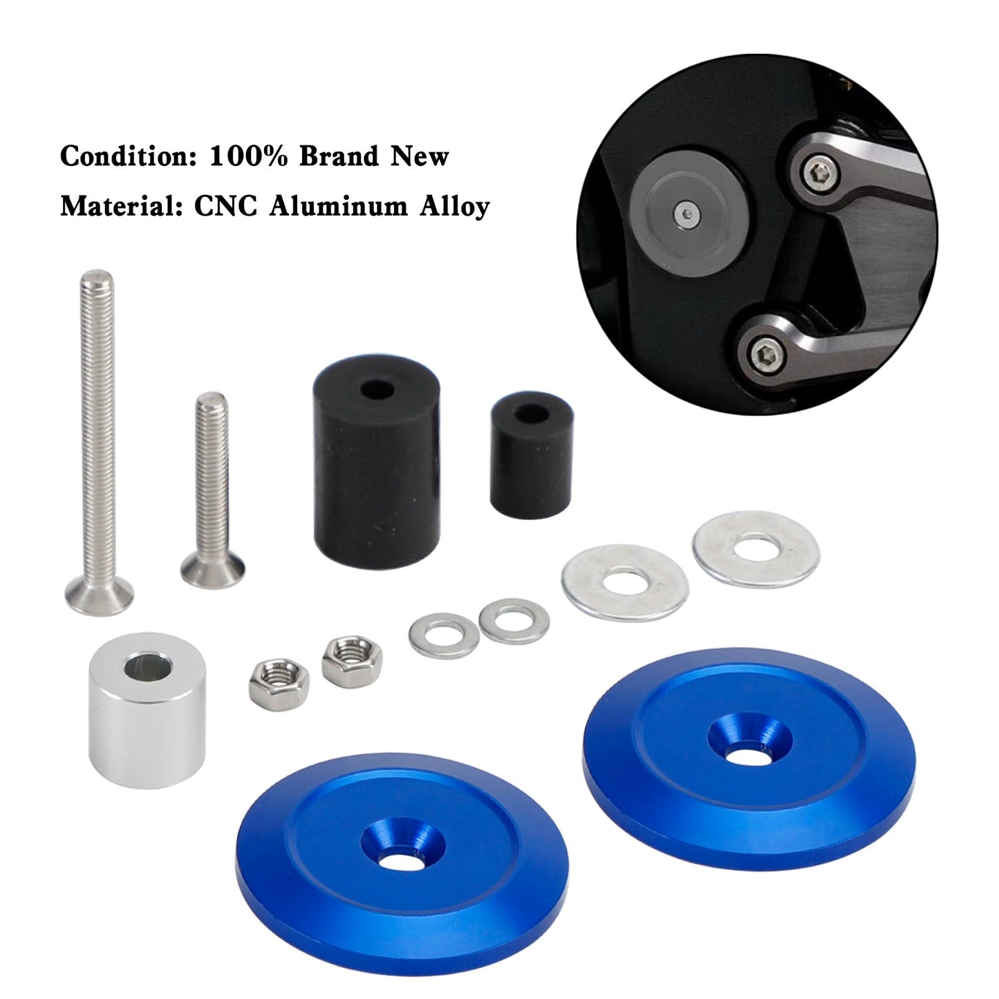 Bouchon de pivot de bras oscillant pour Suzuki Katana GSX-S1000 GSX-S1000F 2016-2021