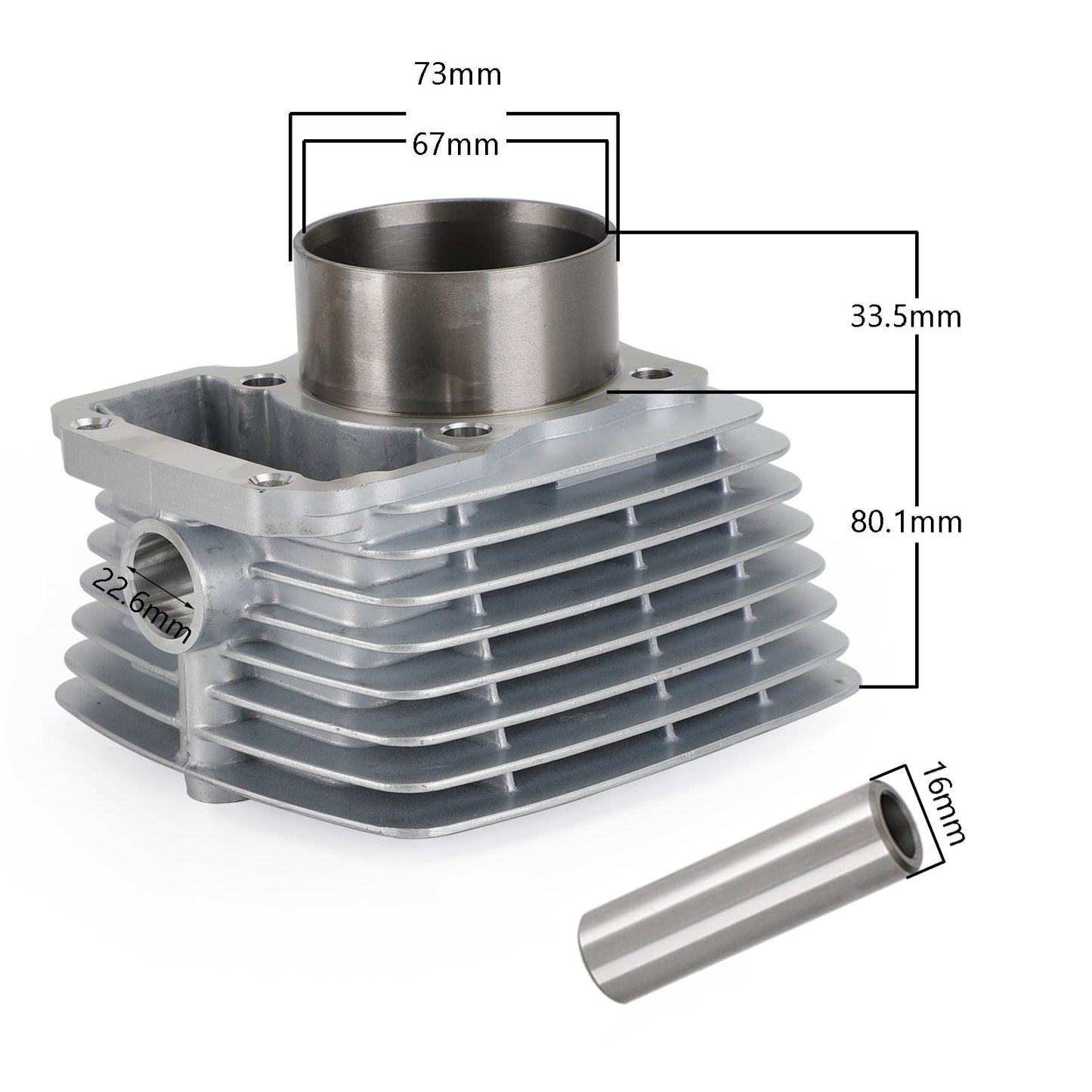 Kit de joints de piston et de cylindre ZongShen CG250 refroidi par air pour Pit Dirt Bike, ATV, Quad 250 cc, 67 mm